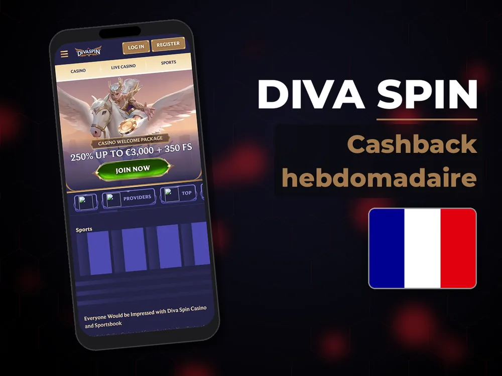 Diva Spin - Cashback hebdomadaire