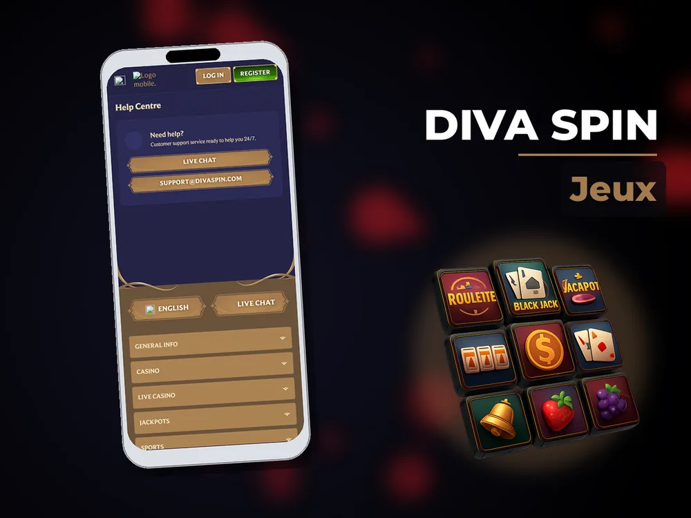 Diva Spin - Jeux